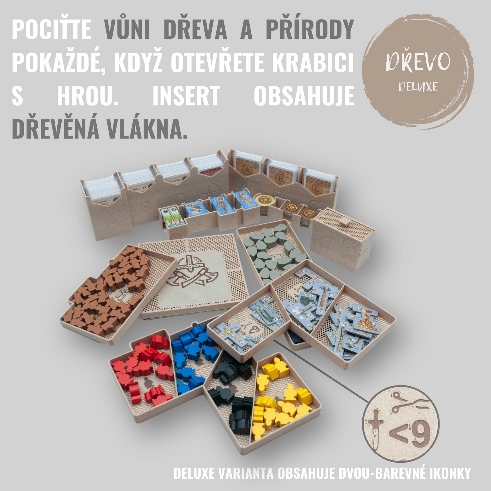 Junta Hostina pro Ódina - INSERT do hry (79403) Barva: Deluxe dřevo