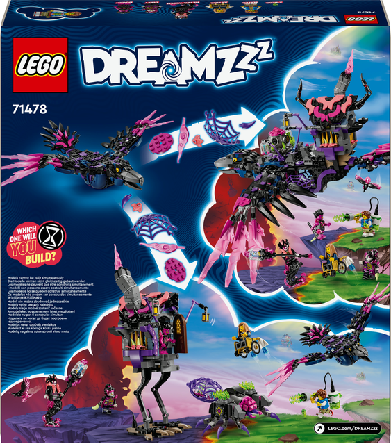 LEGO® DREAMZzz™ Nikdyčarodějnice a její Půlnoční krkavec 71478