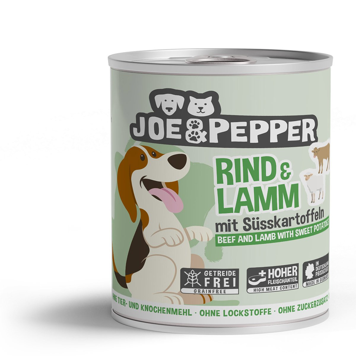 Joe & Pepper Dog hovězí a jehněčí maso s batáty 6 × 800 g