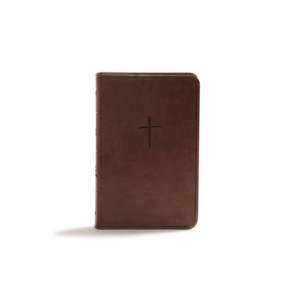 CSB Compact Bible, Brown Leathertouch, Value Edition (Csb Bibles by Holman)(Imitation Leather)