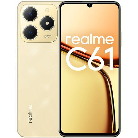 Realme C61 4G Dual SIM barva Sparkle Gold paměť 6GB/256GB