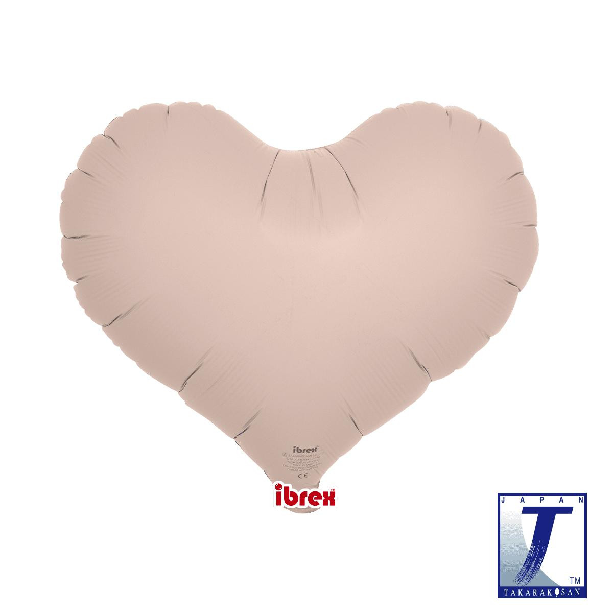 Balónek srdce světle růžové 35 cm