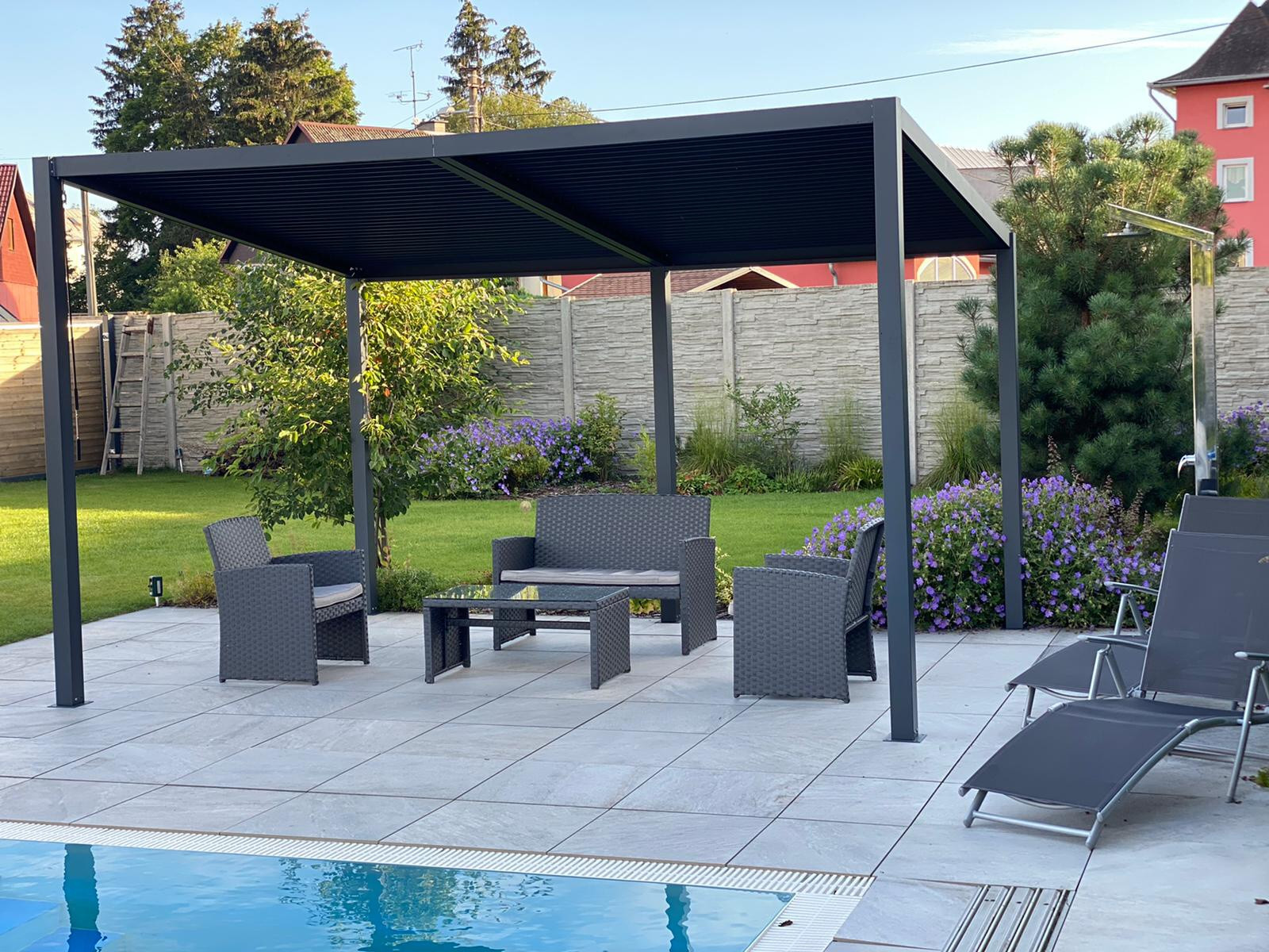 Hliníková pergola LANITPLAST SOLO BIOCLIMATIC 43 LG2081