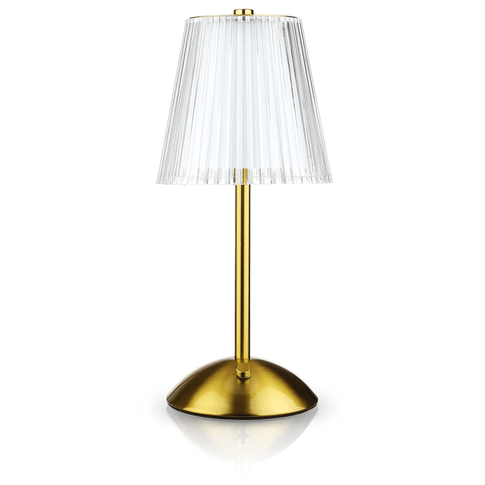 Interlook DTL-C130 | Stolní lampa s vestavěnou baterií | Noční lampa se třemi barvami světla | Atmosférická lampa do hotelu nebo restaurace 4774