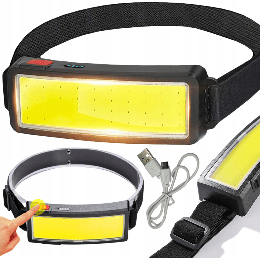 Interlook HWL-120-ČERNÁ | LED čelovka | Popruh na čelovku