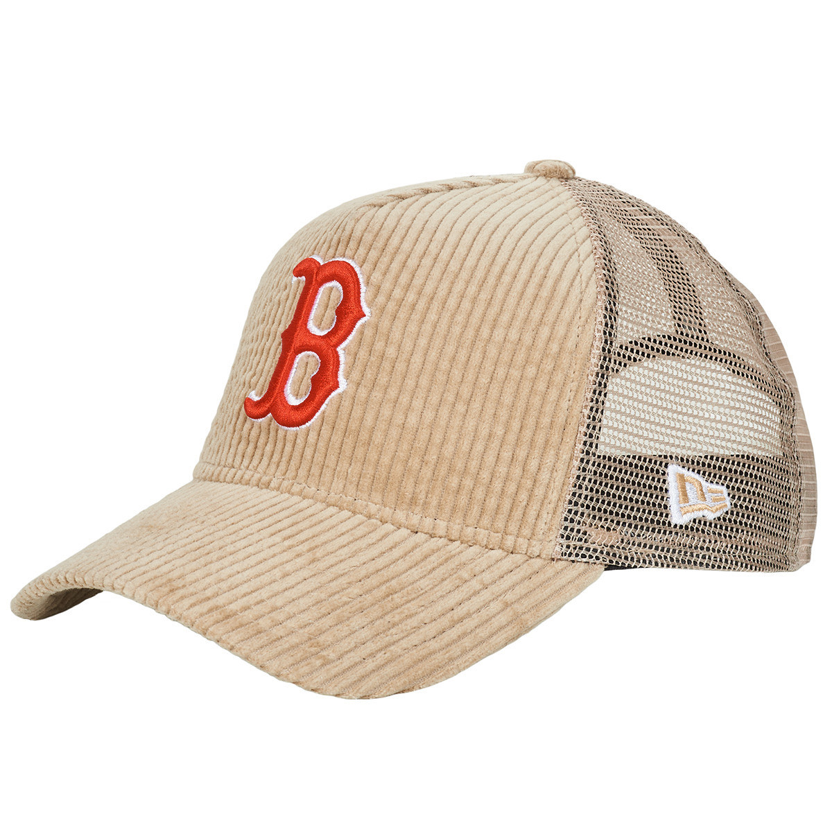 New-Era  MLB CORD TRUCKER BOSTON RED SOX  Béžová