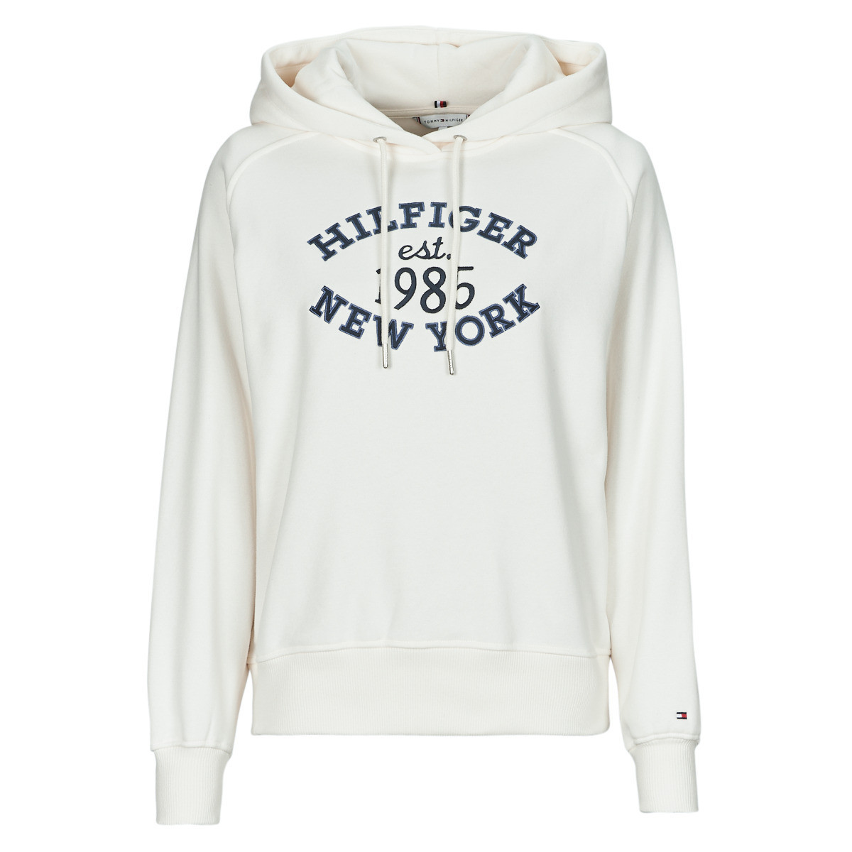 Tommy Hilfiger  MDRN REG VARSITY HOODIE  Bílá