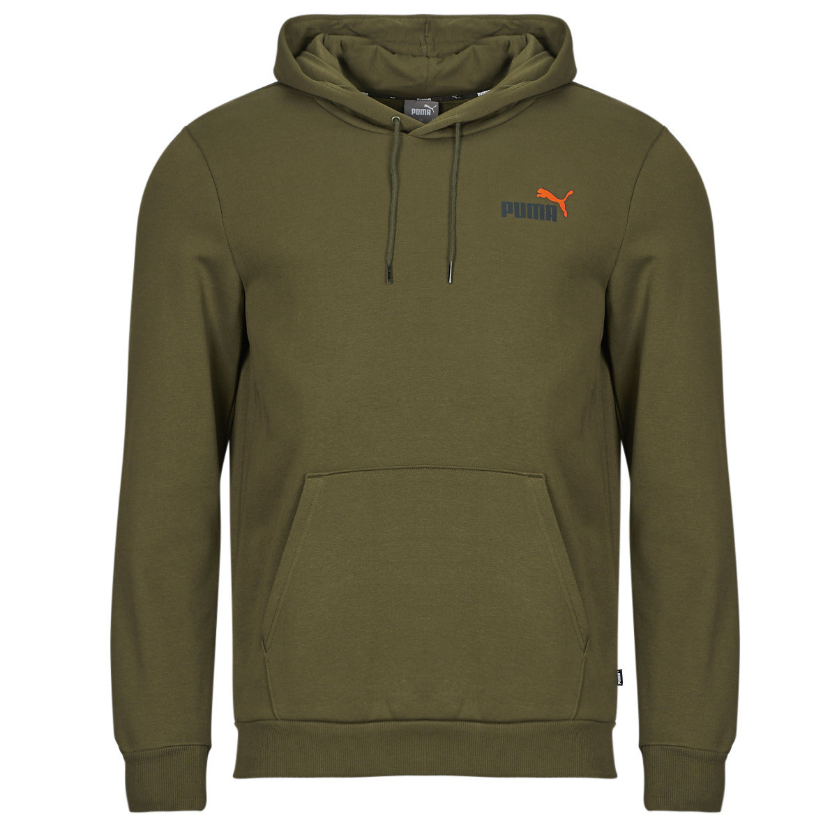 Puma  ESS+ 2 COL SMALL LOGO HOODIE FL  Khaki