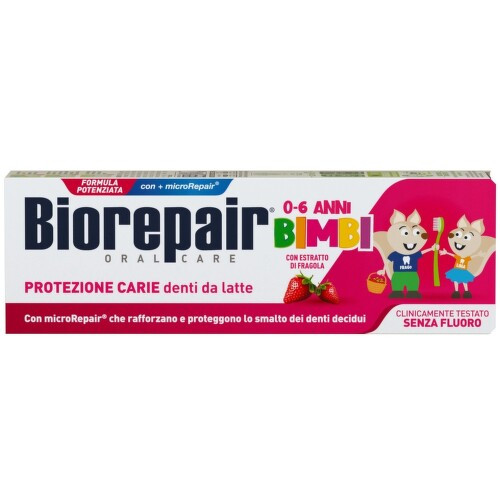 Biorepair Kids 0-6let Zubní Pasta Jahoda 50ml