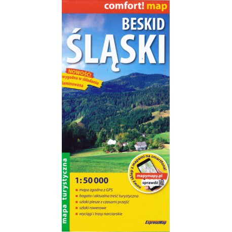 TerraQuest Slezské Beskydy (Beskid Slaski) 1:50 000 turistická mapa