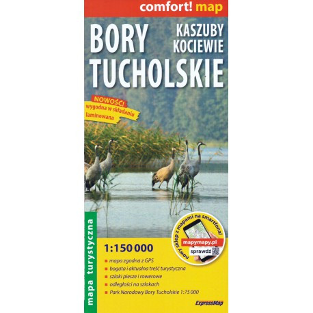 TerraQuest Tucholské bory (Bory Tucholskie) 1:150 000 turistická mapa