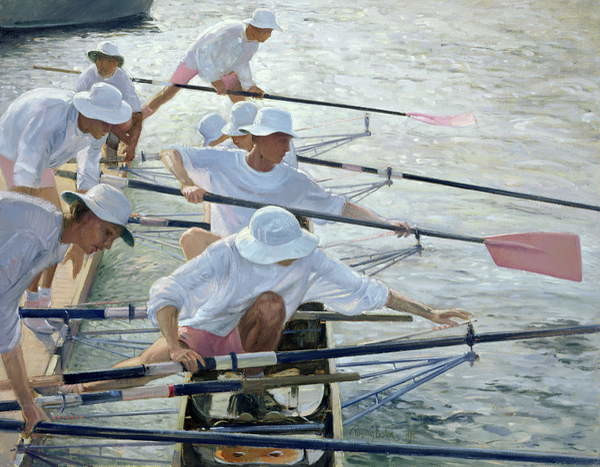 Timothy Easton Obrazová reprodukce Securing Oars, Henley, Timothy Easton, 40 × 30 cm