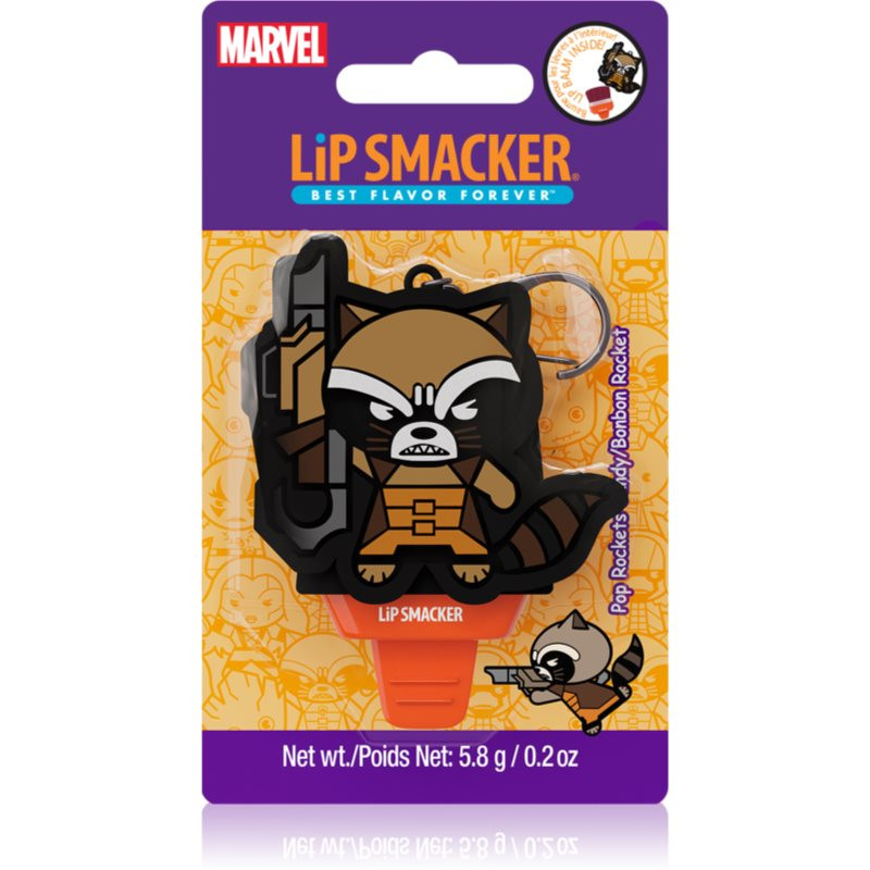 Lip Smacker Marvel Guardians of the Galaxy klíčenka s balzámem pro děti Rocket (Pop Rockets Candy) 5,8 g