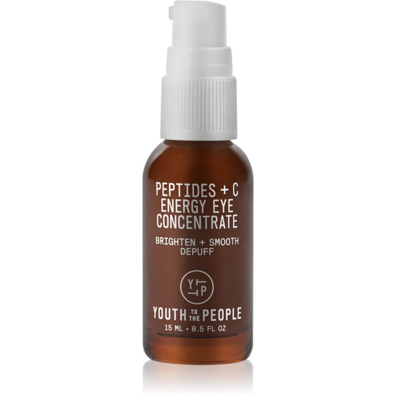 Youth To The People Peptides + C Energy Eye Concentrate koncentrované sérum na oční okolí s vitamínem C 15 ml