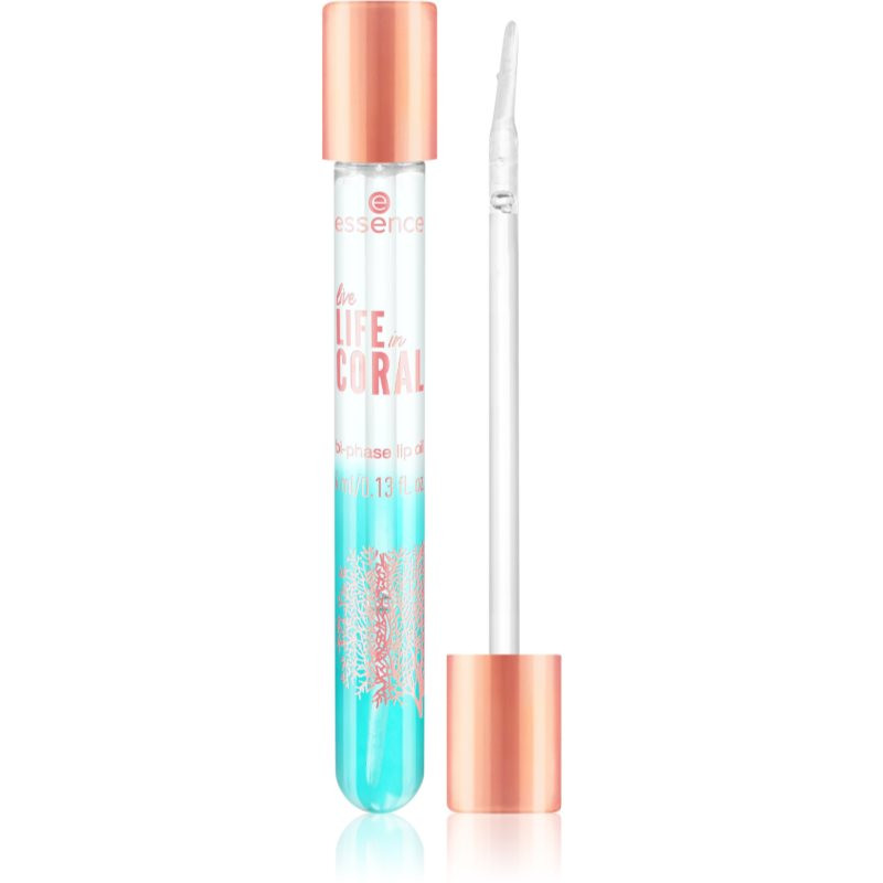 essence LIFE in CORAL olej na rty odstín 01 Cute, Cuter, Corals! 4 ml