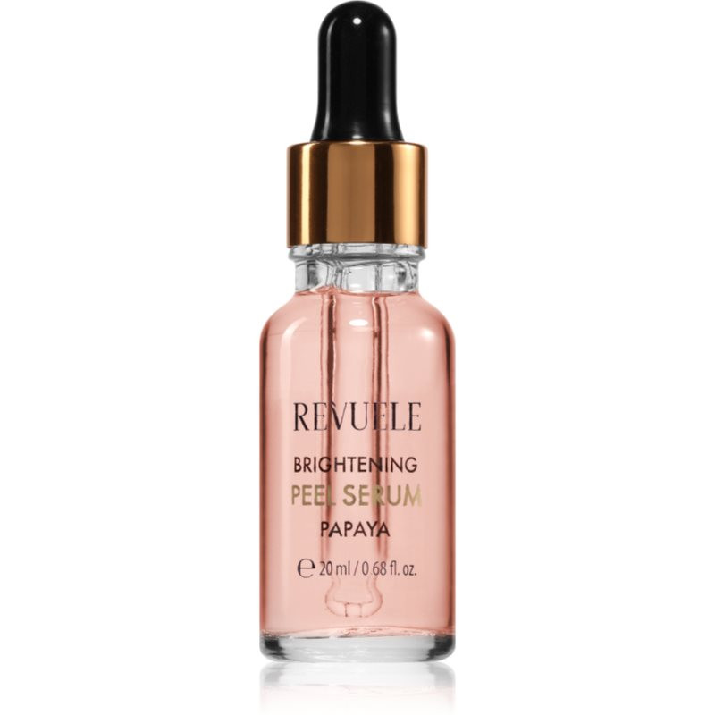 Revuele Brightening Papaya Peel Serum vyhlazující exfoliační sérum pro rozjasnění pleti 20 ml