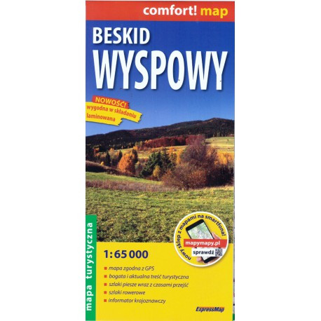 TerraQuest Ostrovní Beskydy (Beskid Wyspowy) 1:65 000 turistická mapa