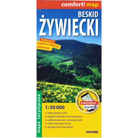 TerraQuest Živecké Beskydy (Beskid Zywiecki) 1:50 000 turistická mapa