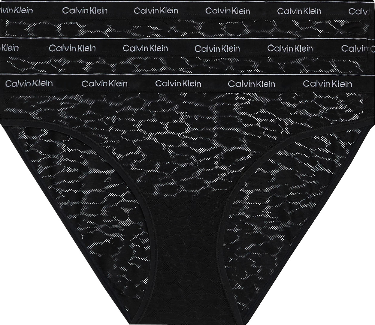 Calvin Klein 3 PACK - dámské kalhotky Bikini QD5069E-UB1 S