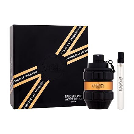 Viktor & Rolf Spicebomb Extreme pánská dárková sada parfémovaná voda 90 ml + parfémovaná voda 10 ml pro muže