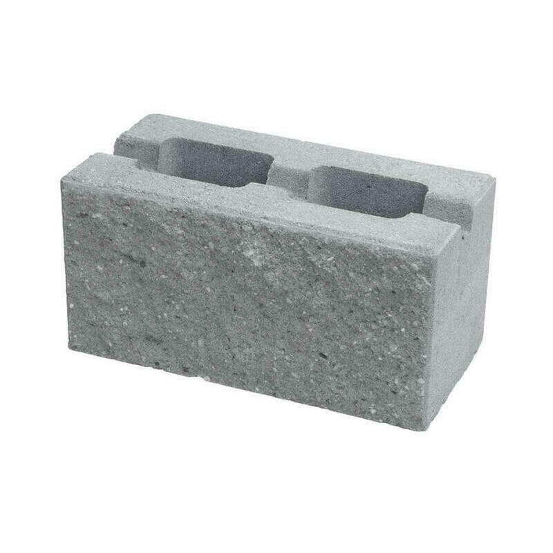 Tvárnice plotová štípaná CS BLOK 20 šedá 200×400×200 mm