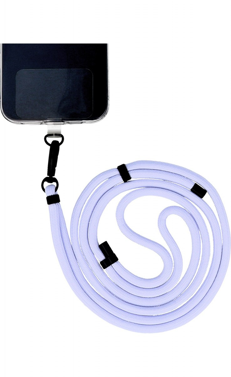 Šňůrka TopQ na mobil modro-fialová 6 mm 126340