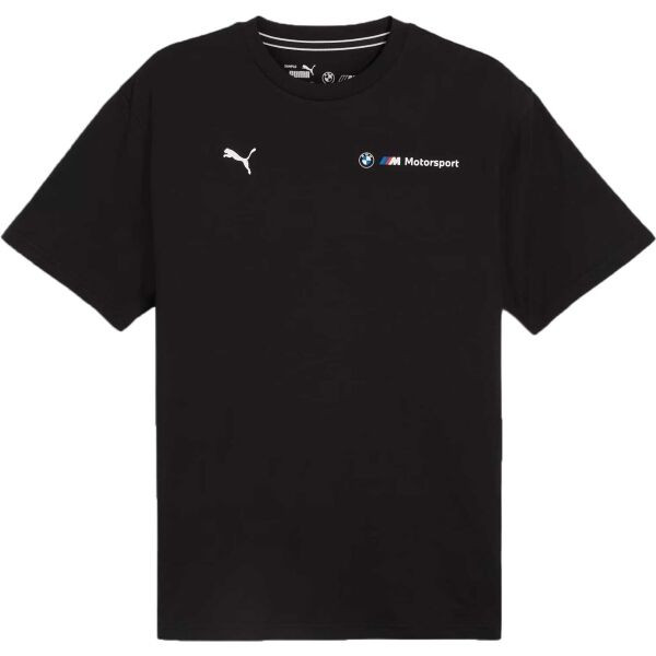 Puma BMW M MOTORSPORT ESSENTIALS+ LOGO TEE Pánské triko, černá, velikost