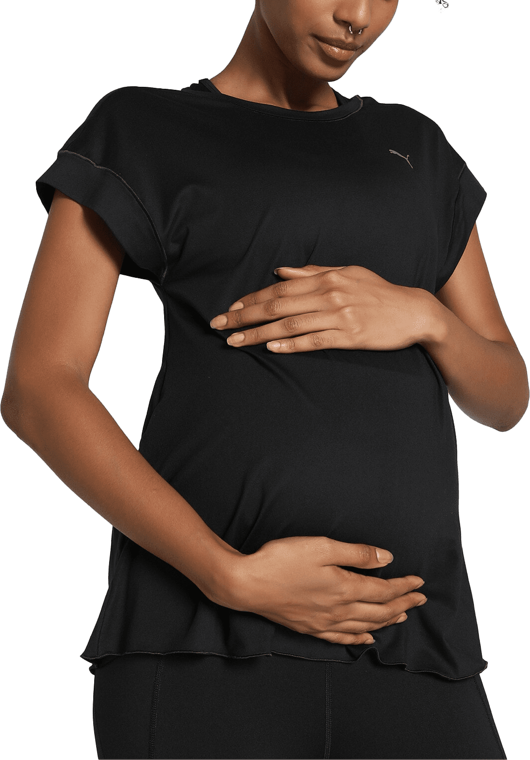 Triko Puma MATERNITY STUDIO OVERSIZED TEE