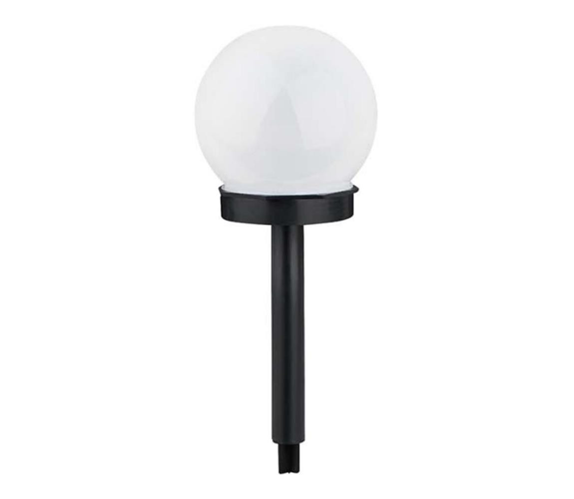 B.V.  - LED Solární lampa LED/0,006W/1,2V 33cm černá 6500K IP44