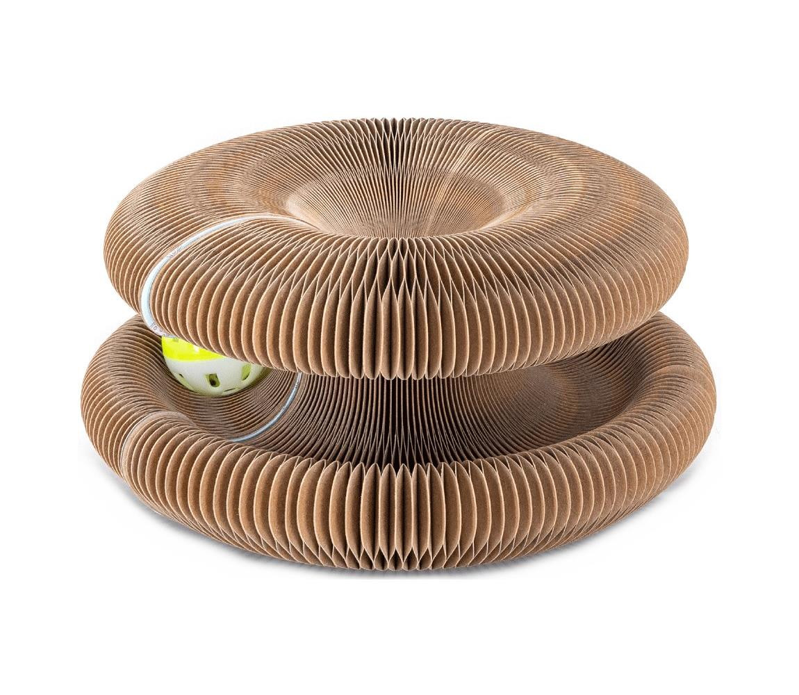 - Škrabadlo pro kočky 3v1 hnědá