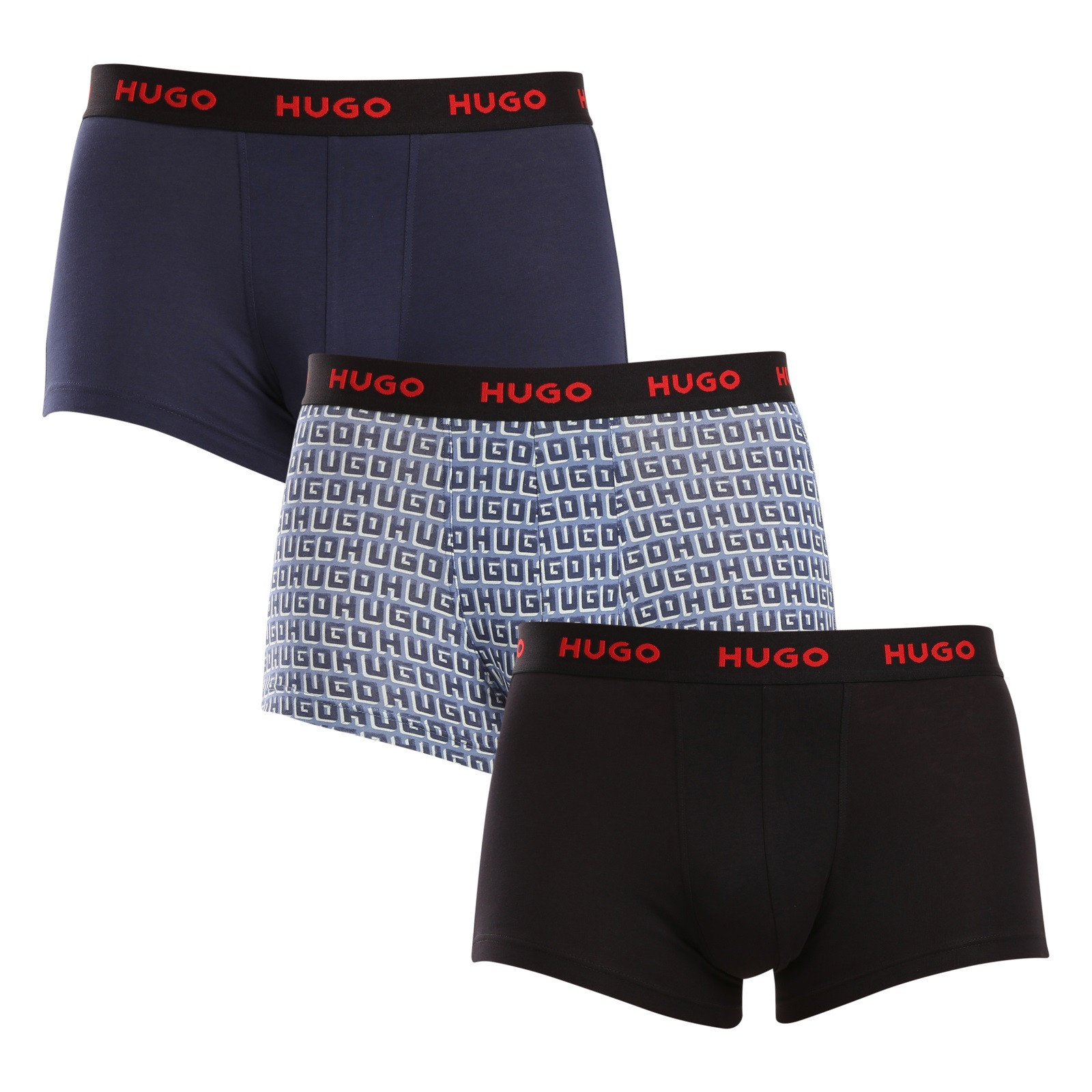 3PACK pánské boxerky HUGO vícebarevné (50517894 975) XXL