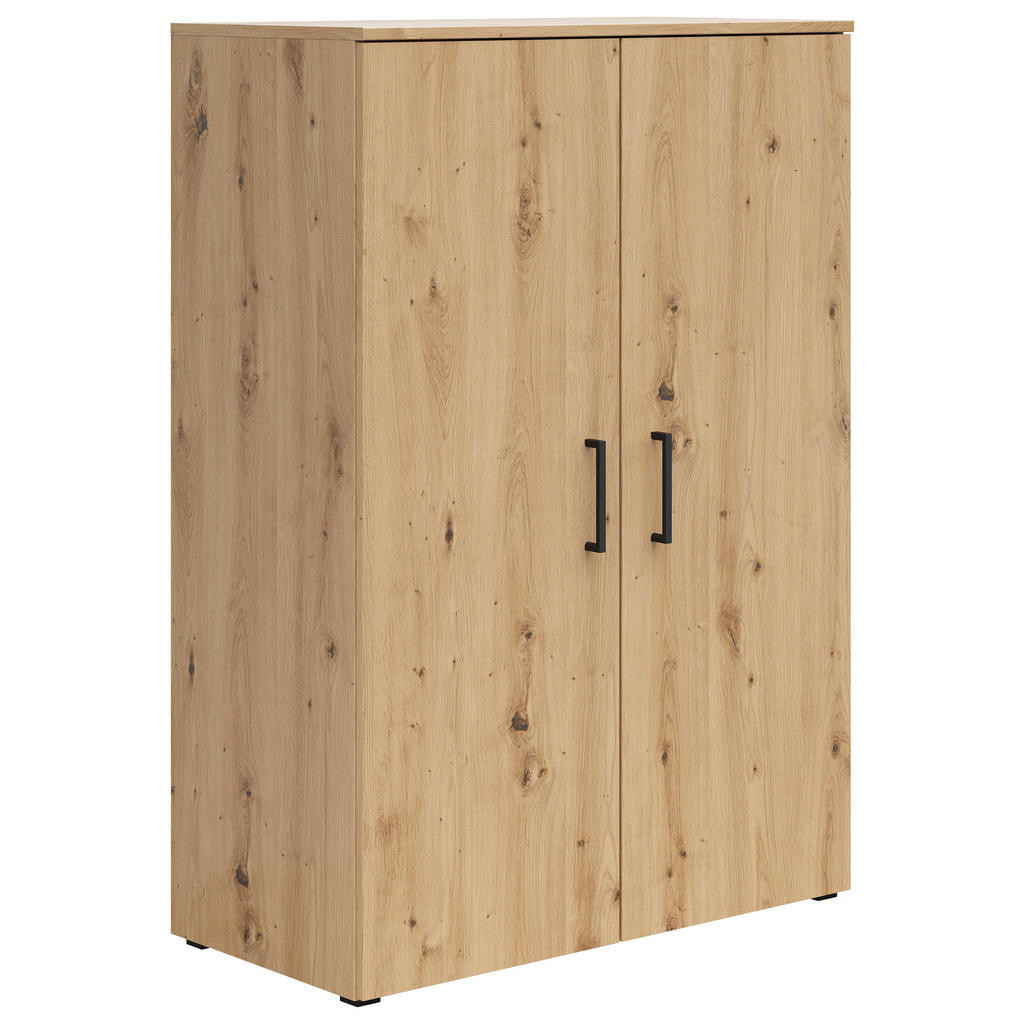 KOMODA, dub artisan, 80/115/40 cm