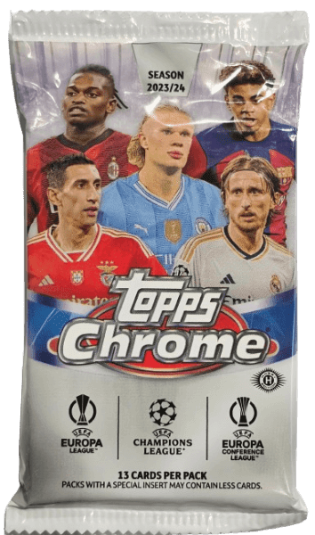 2023-2024 Topps Chrome UEFA Club Competition Jumbo balíček