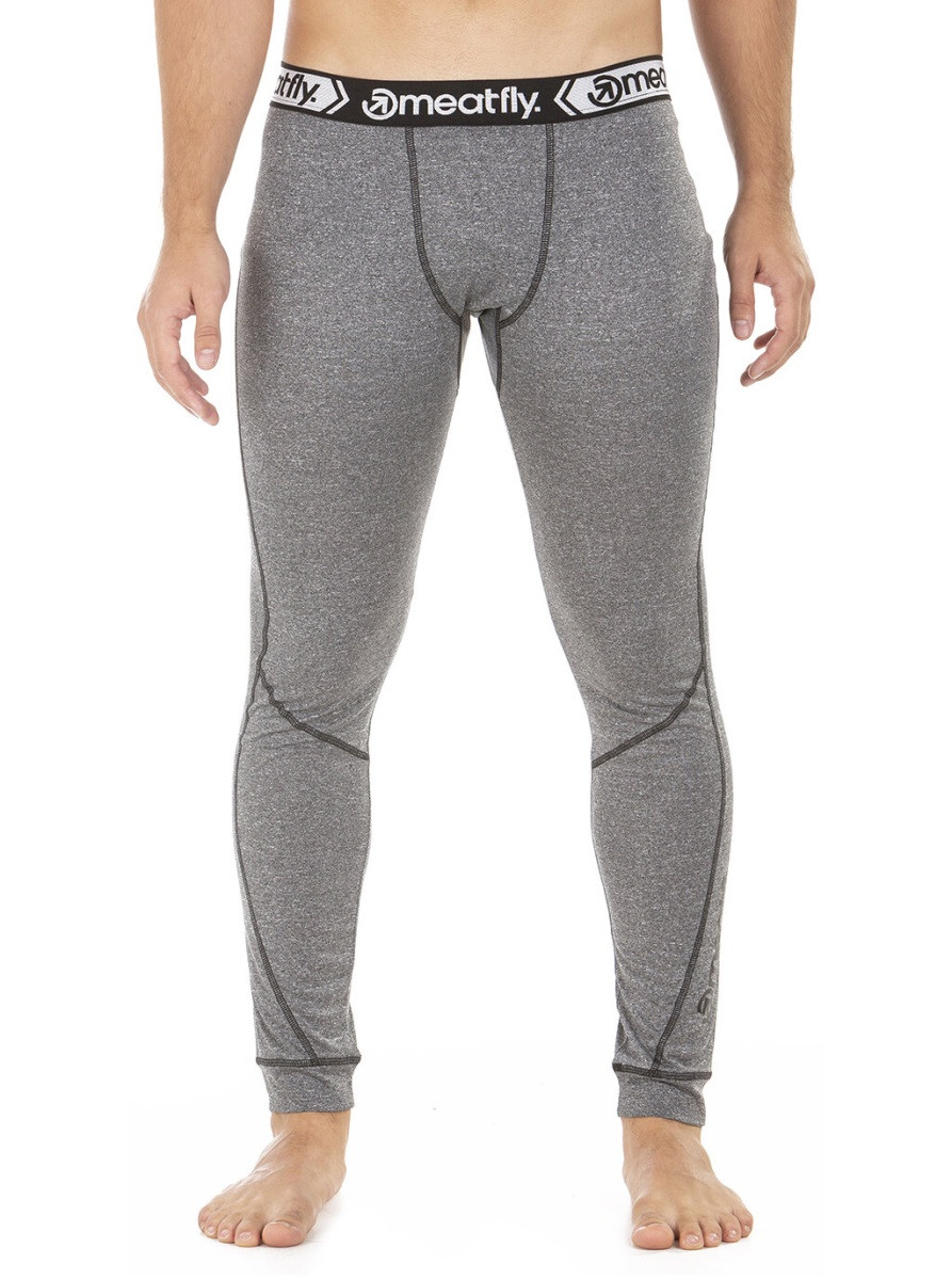 Pánské termo kalhoty meatfly danny šedá s