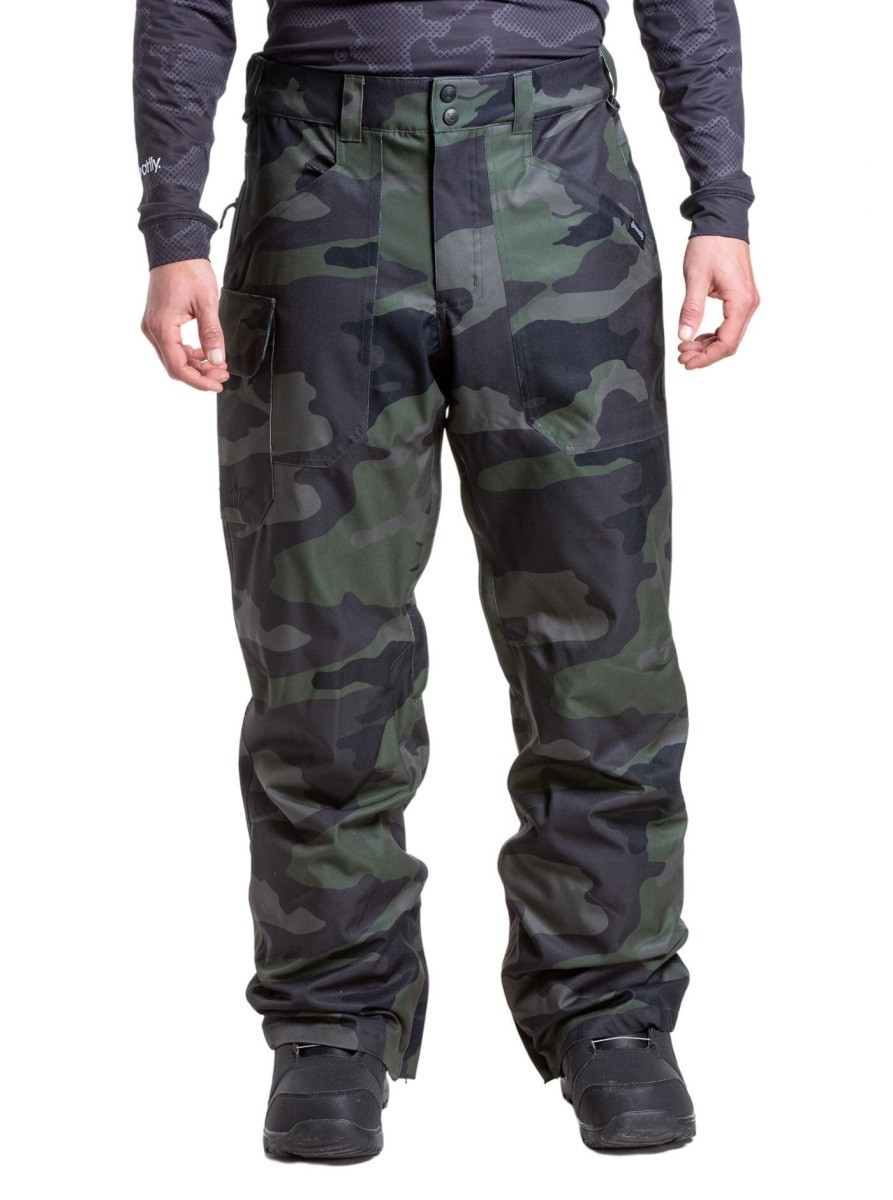 Pánské snb & ski kalhoty meatfly oggy camo m