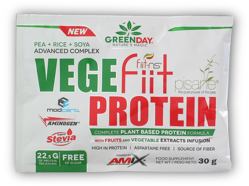 Amix GreenDay VegeFiit Protein 30g akce Varianta: double chocolate