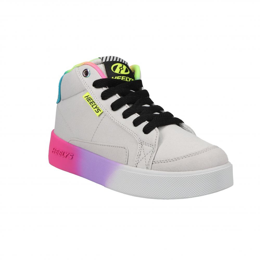 Heelys - Digi Nylon Canvas - Grey/Multi - koloboty Velikost boty: 32