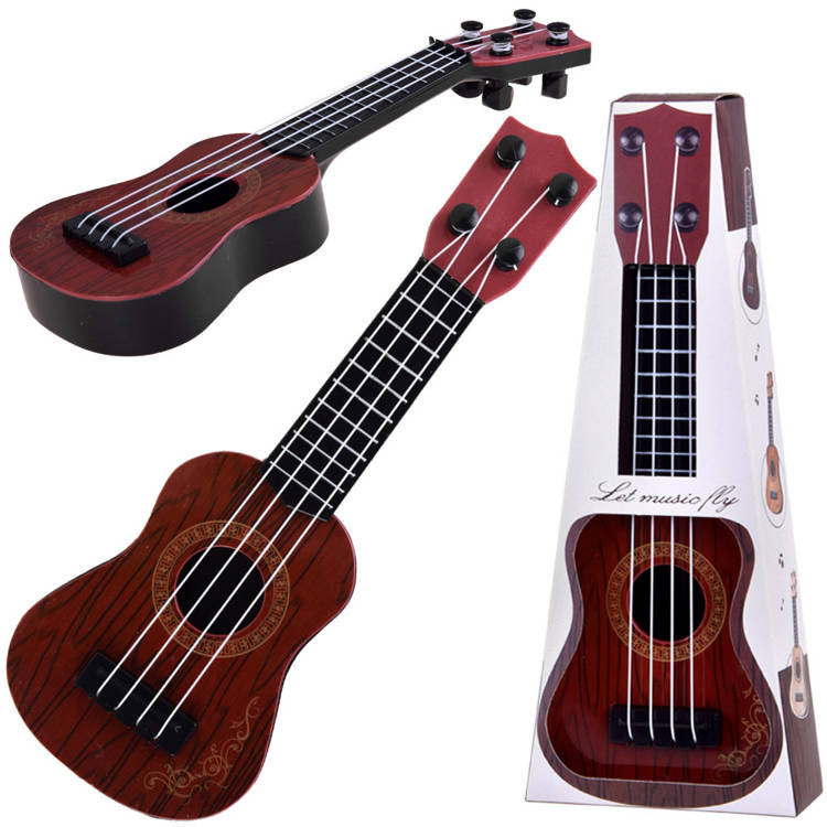 mamido Dětská mini kytara ukulele 25 cm modrá