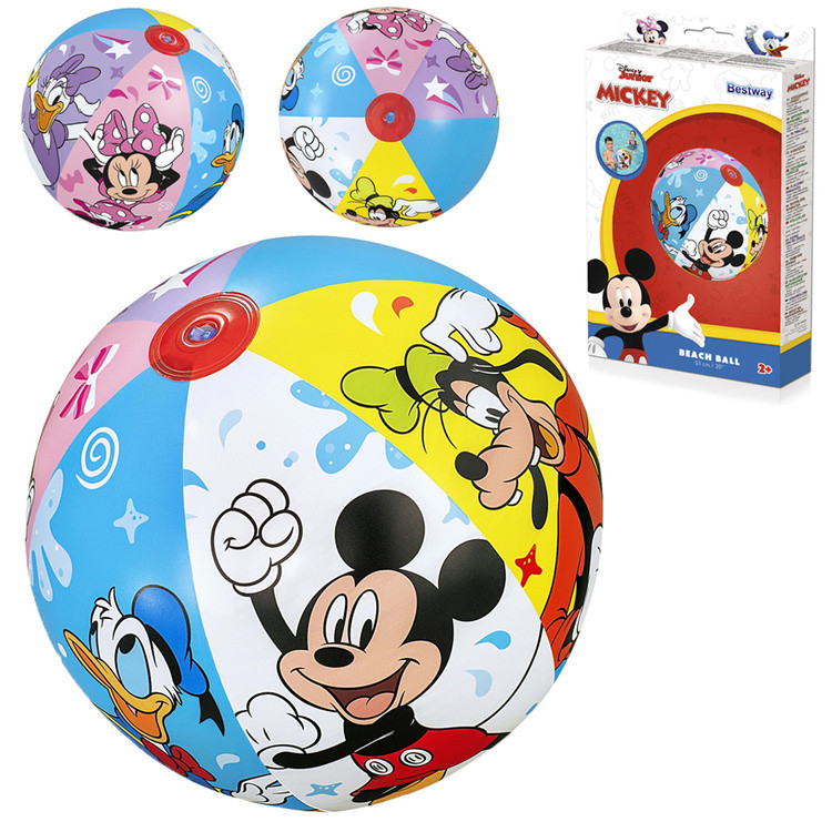 mamido Bestway Disney plážový míč 51 cm Mickey Mouse