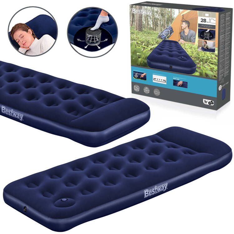 mamido Bestway nafukovací matrace pro 1 osobu Air Mattress Jr.Twin 185x76x28cm