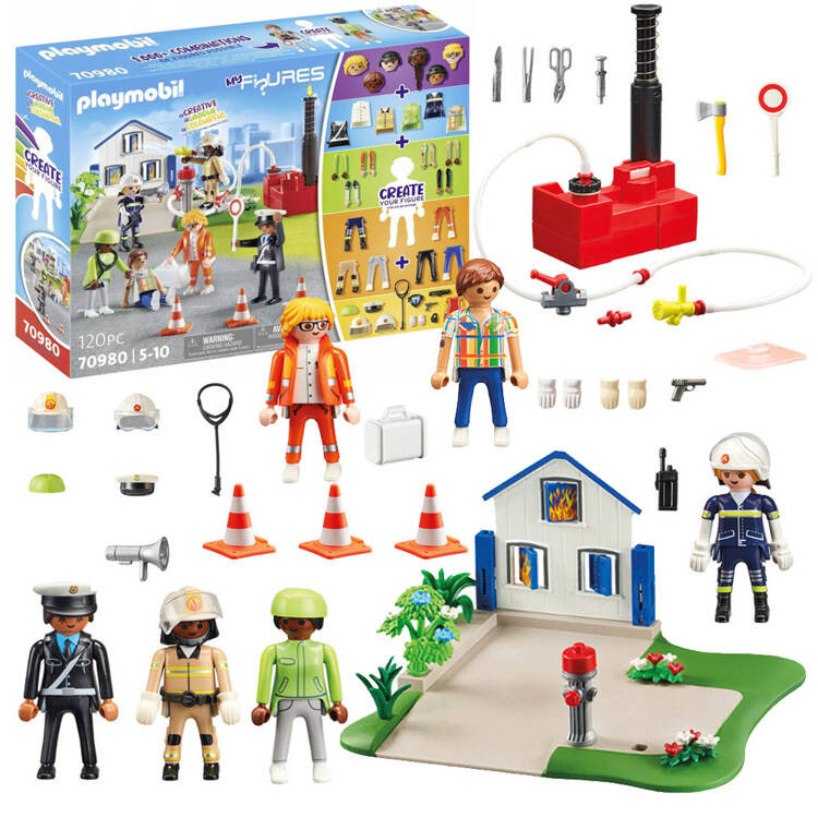 mamido Playmobil Moje Figurky záchranná akce stavebnice 120 dílků