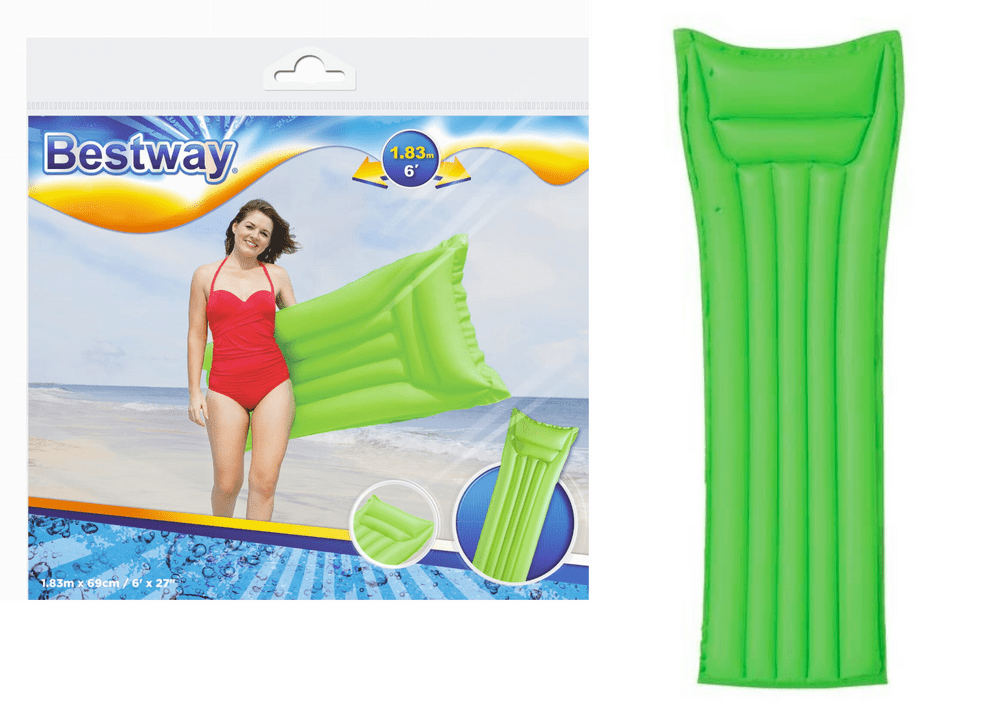 mamido Nafukovací matrace na plavání 183 x 69 cm Bestway 44007 zelená