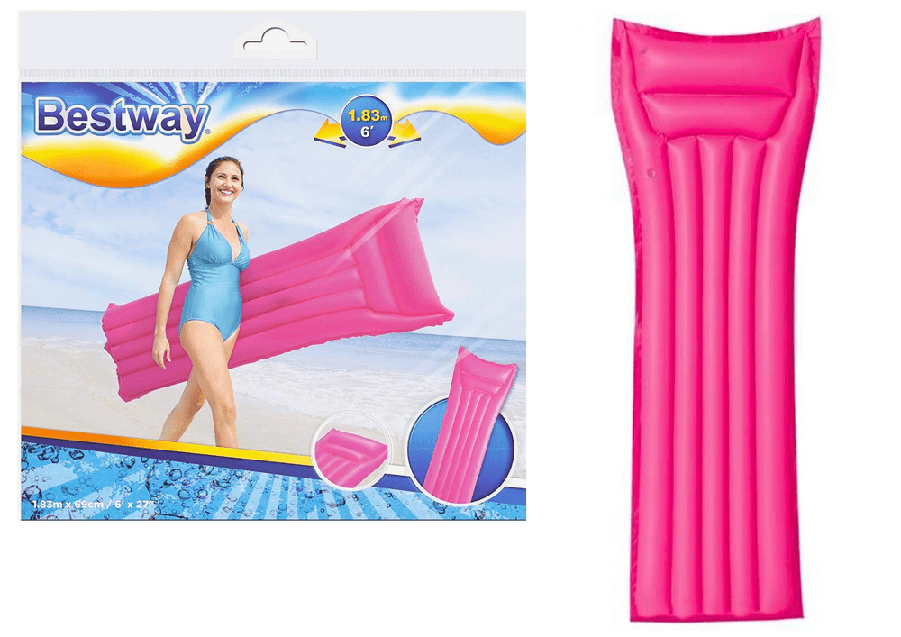 mamido Nafukovací matrace na plavání 183 x 69 cm Bestway 44007 růžová