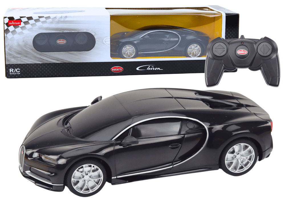 mamido Auto na dálkové ovládání RC Bugatti Chiron 1:24 černé