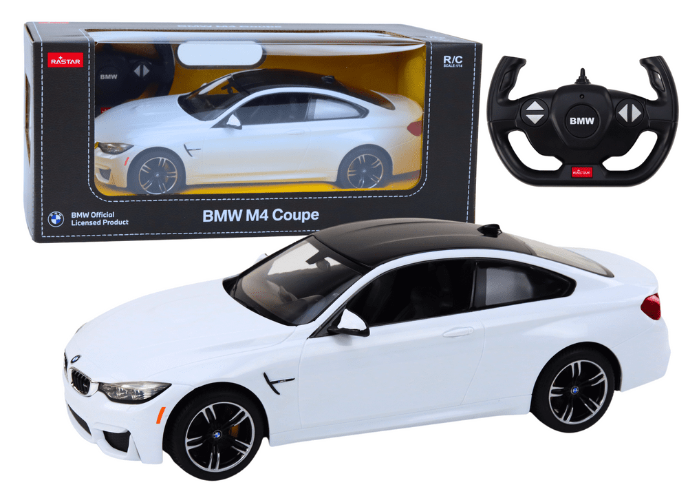 mamido Auto na dálkové ovládání RC BMW M4 Copue 1:14 bílé