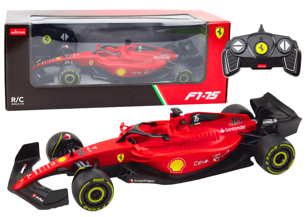 mamido Formule na dálkové ovládání RC Ferrari F1-75 1:18 červená