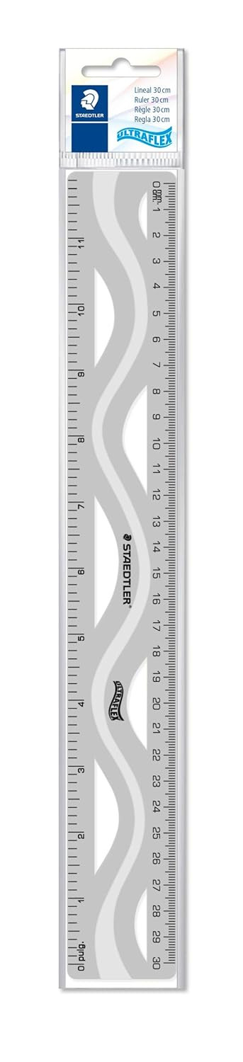 Staedtler Staedtler, 562 30UF-S, Ultraflex, pružné pravítko, 30 cm, mix barev, 1 ks Barva: Čirá