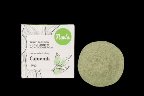 Navia Tuhý šampon s kondicionérem pro mastné vlasy Čajovník XXL (50 g)
