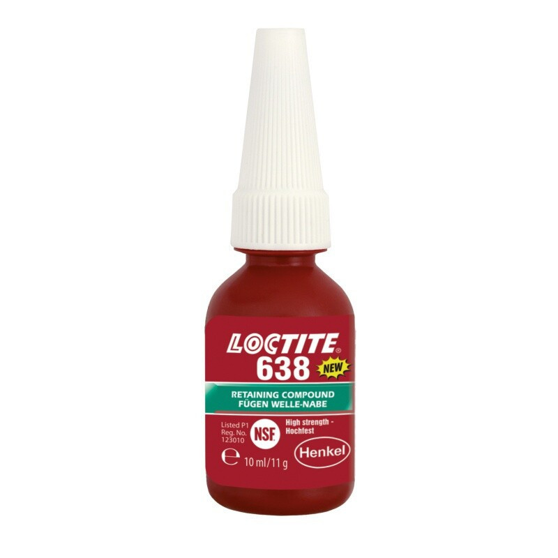 Lepidlo pro upevňování lícových válcových součástí, 10 ml - Loctite 638