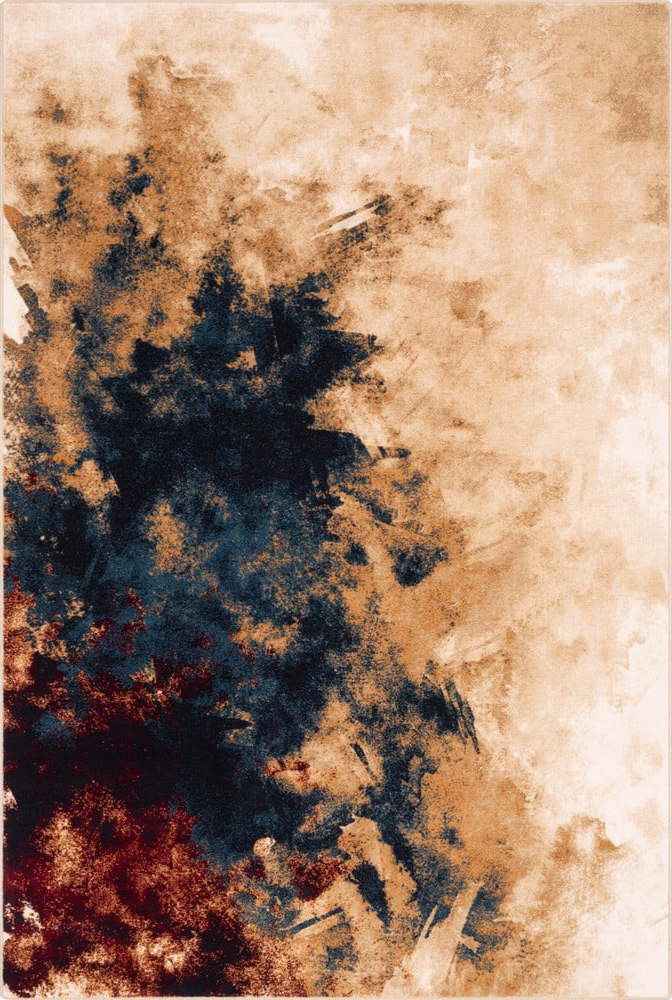 Vlněný koberec 200x300 cm Burst dark beige – Agnella